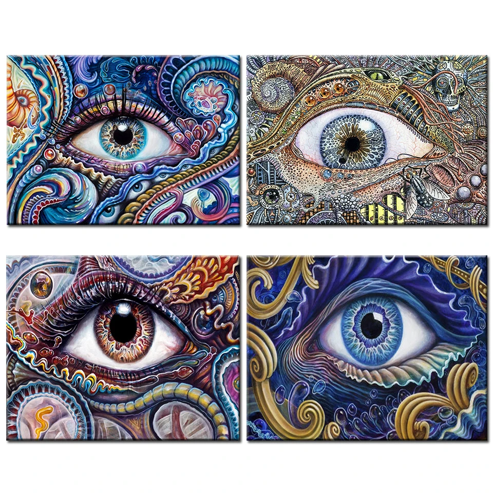 5D Diy Diamond Painting Abstract Eye Full Rhinestones Embroidery Mosaic Art Cross Stitch Kits Home Decor New Arrivals 2023