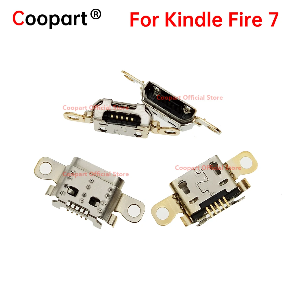 2-100Pcs 5Pin Charging Connector For Kindle Fire 7 7th 7Gen SR043KL M8S26G Alexa 2019 Plug Dock Charger Jack Micro USB Port