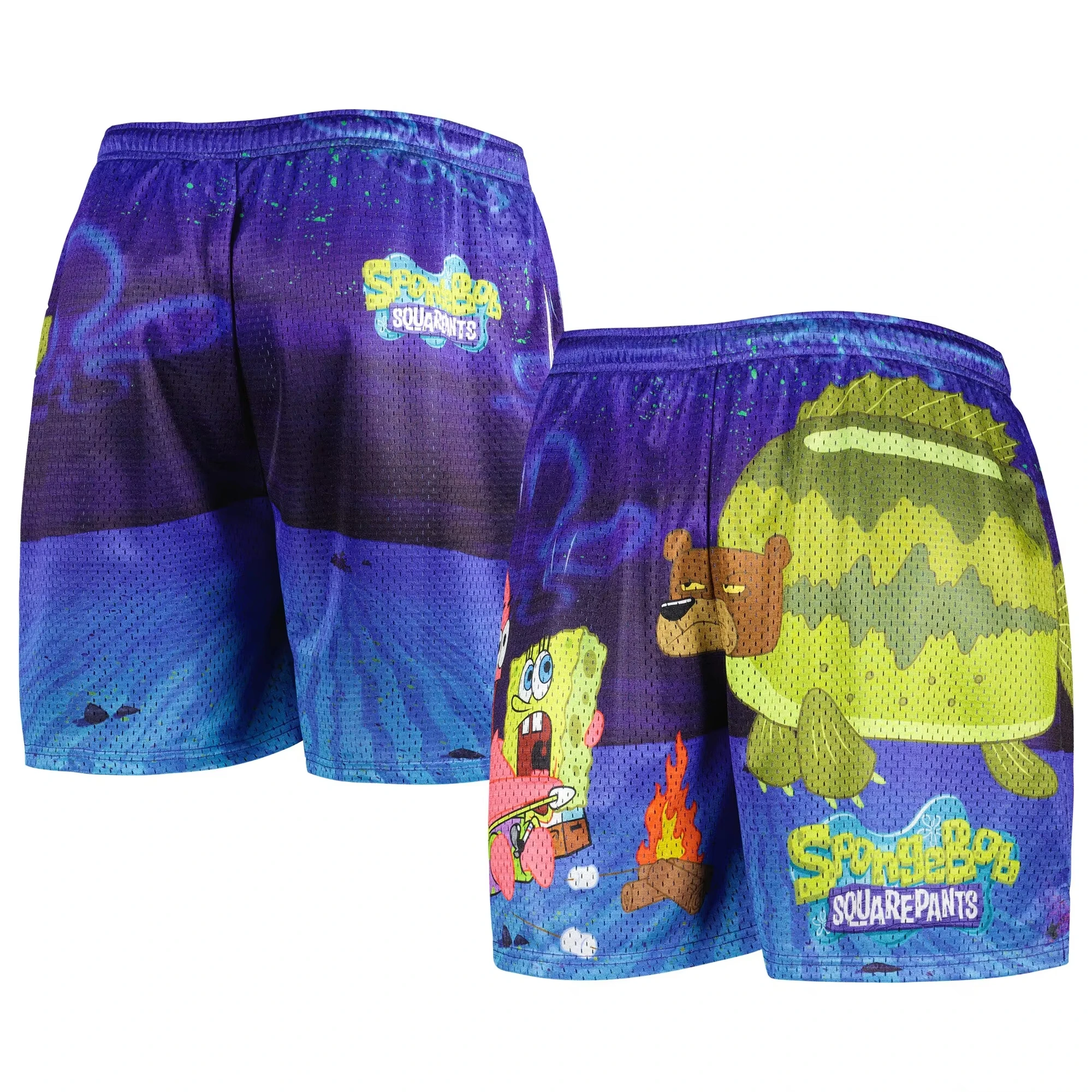 

2026 Summer Hot Selling Fashion New SpongeBob SquarePants Holiday 3D Printed Street Harajuku Quick Drying Y2K Street Shorts