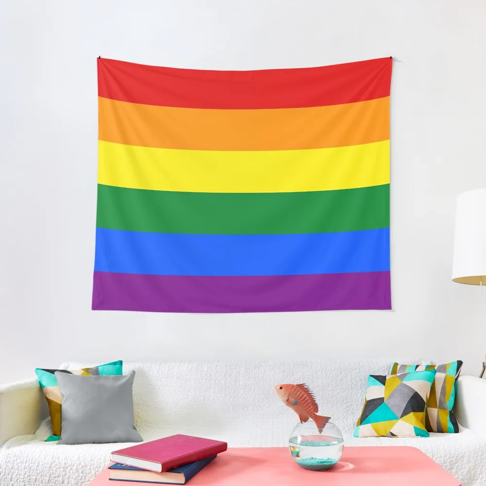 

Gay Pride Rainbow Flag Tapestry Room Aesthetic Decor Wall Decorations Bed Room Decoration Tapestry