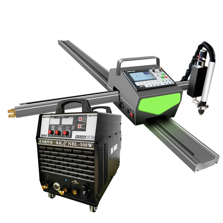 

mini portable CNC flame plasma Cutting machine automatic bee cutting plate dual-purpose gas cutting machine