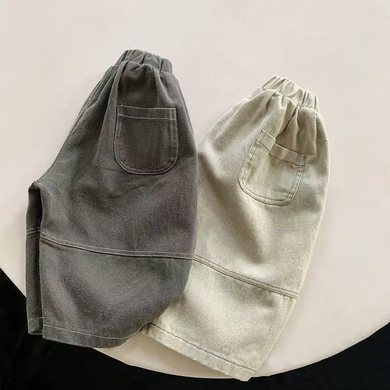 

Children's Trousers Autumn 2025 New Korean Version Boys Girl baby Loose Casual wide-legged Trousers Small Children Trousers Tide