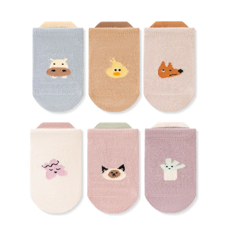 Children Ankle Socks Boys Girls Trampoline Socks Cotton Soft Baby Comfortable Boat Sock Kids Floor Sport Clothing Accessories