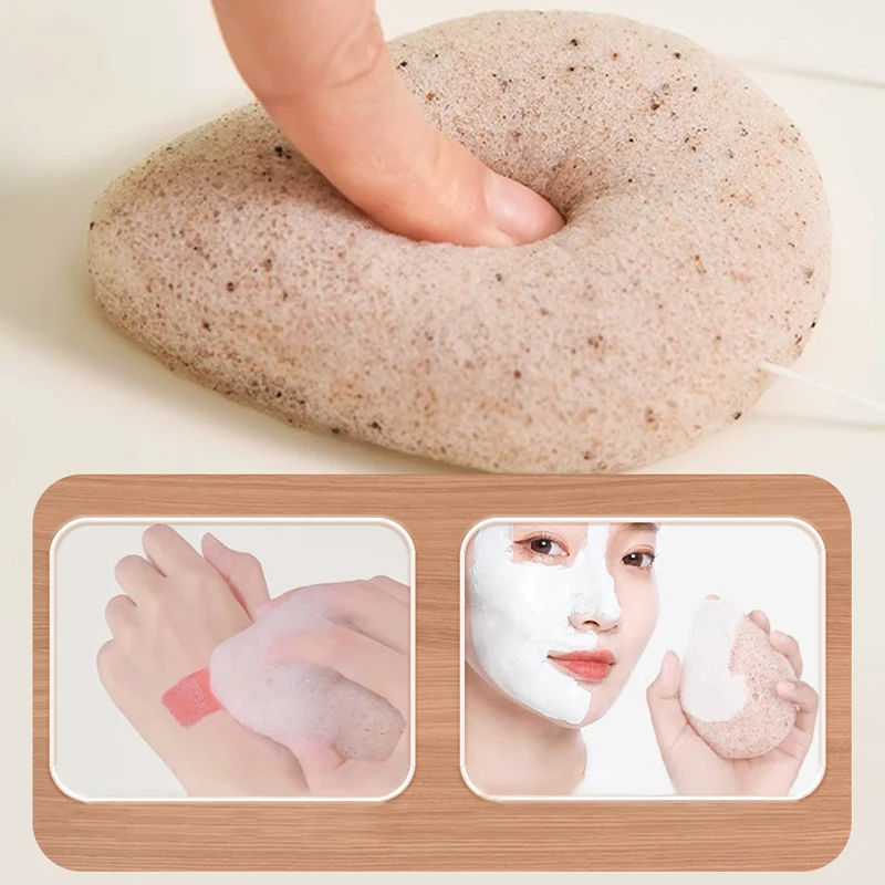 Makeup Konjac Sponge Exfoliator Cleanse Konjac Sponge Natural Konjac Konnyaku Puff Face Wash Cleaning Sponge