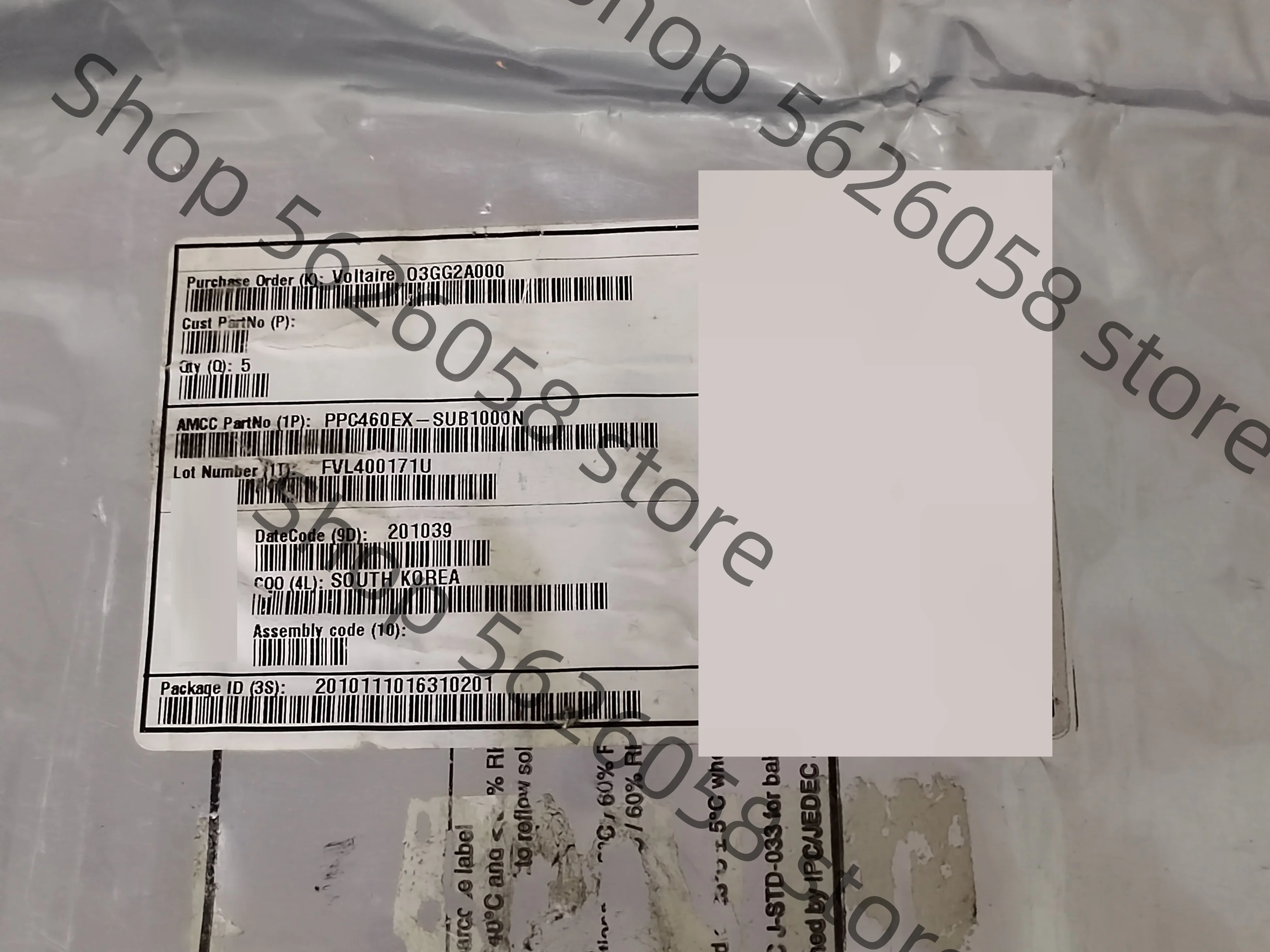 

PPC460EX-SUB1000N PPC460EX BGA 1 шт./лот оригинальное место