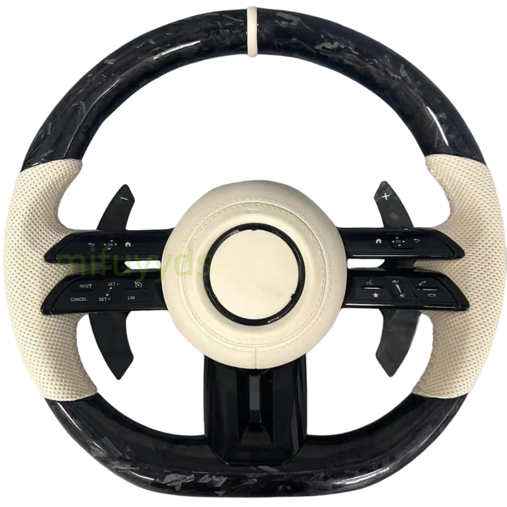 For Mercedes Benz A/B/C/E/S/G-Class CLE CLB CLS GLE GLS SLK W176 W246 W117 W156 W218 W166 W292 W172 Carbon Brazed Steering Wheel