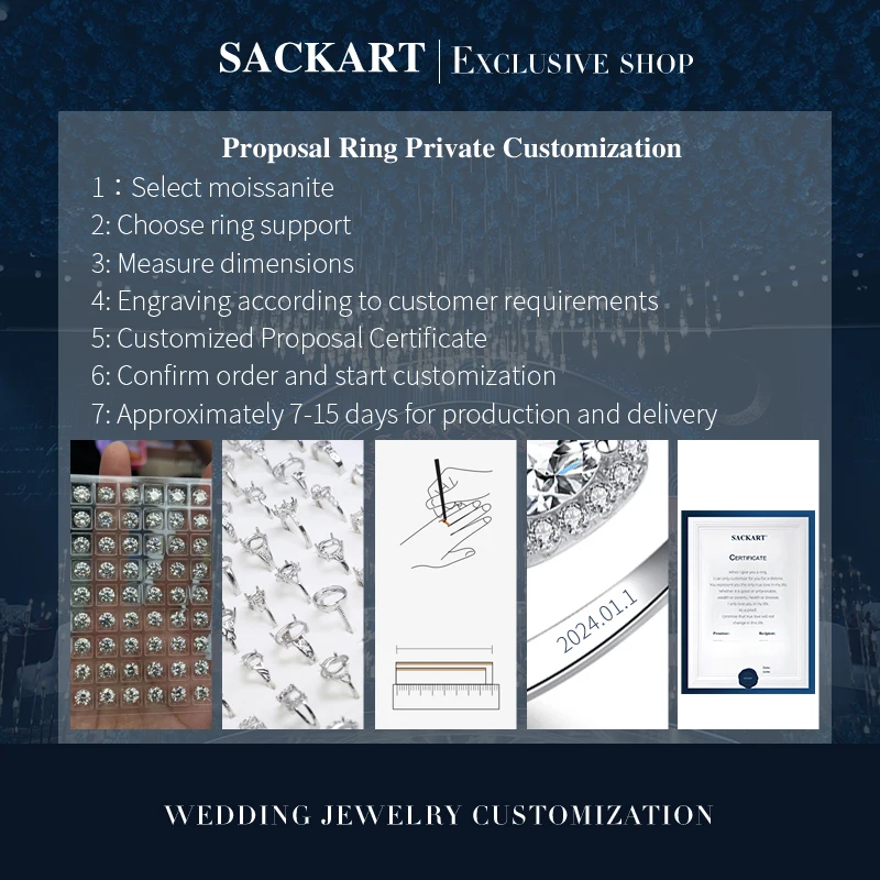 SACKART Customized High-end Jewelry, Wedding Jewelry Customization