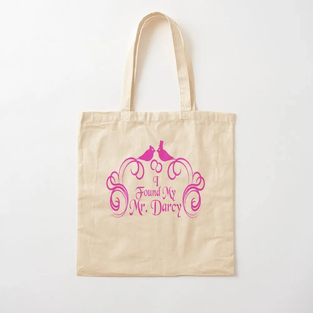 

Jane Austen I Found My Mr. Darcy Book Club Literary Lovers Gift Tote Bag Fabric bag Eco bag canvas shopping Canvas Tote