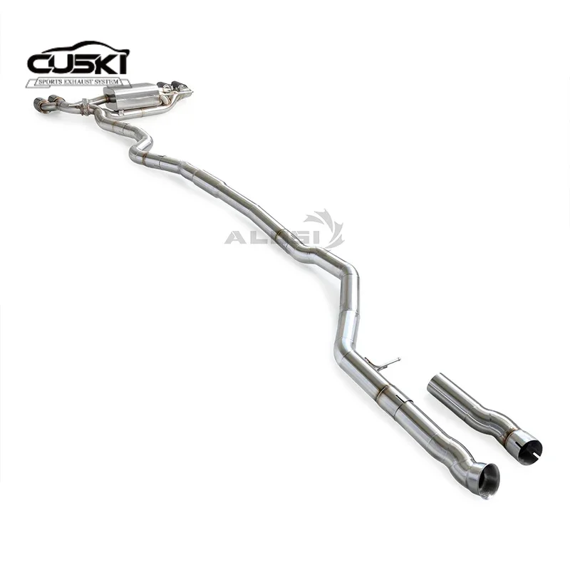 

Высокопроизводительные выхлопные компоненты, подходящие для BMW 220i 225i B48 2.0t 2016-2020, нержавеющая сталь с клапаном Cat, задний выхлоп