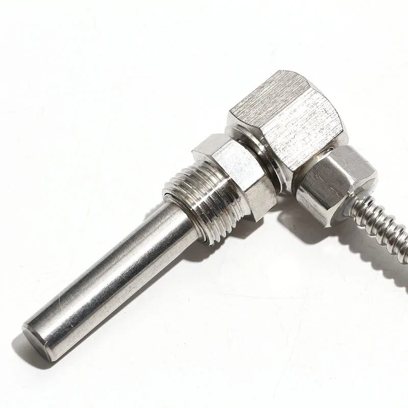 1PC PT100/PT1000 Typ Thermoelement SUS304 Sonde 10*35mm 10*50mm 3-draht motor Lager Rechtwinklig Gewinde Widerstand M16 * 1,5