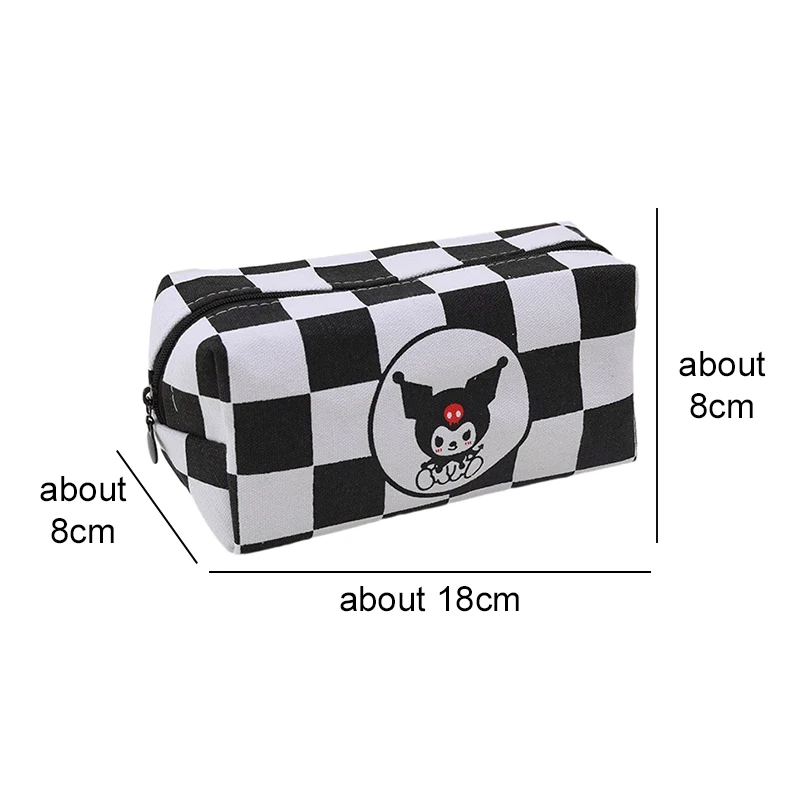 Anime Sanrio Kuromi Pochacco Cosmetic Bag Cute Cartoon Stationery Storage bag Birthday Christmas Gift for Friend