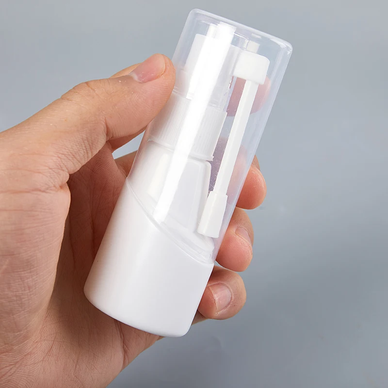 1 قطعة 30 مللي فارغة البلاستيك الأنف زجاجة صغيرة دوران رذاذ رذاذ زجاجات الأنف الصيدلانية الطب البخاخة