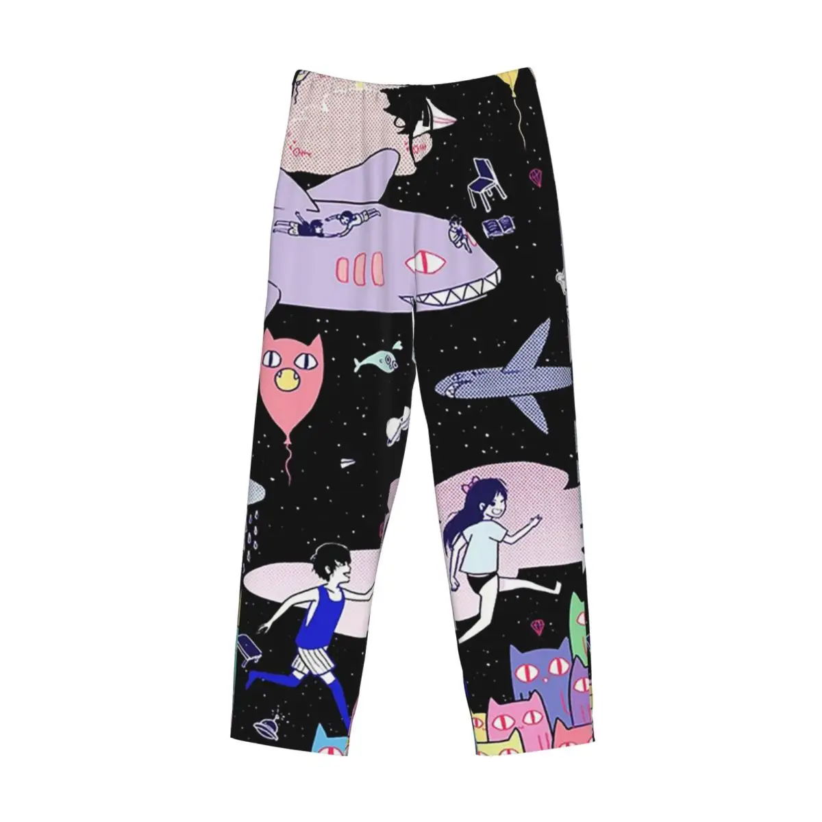 

Изготовленные на заказ пижамные штаны Omori, мужская одежда для сна, штаны для сна с карманами