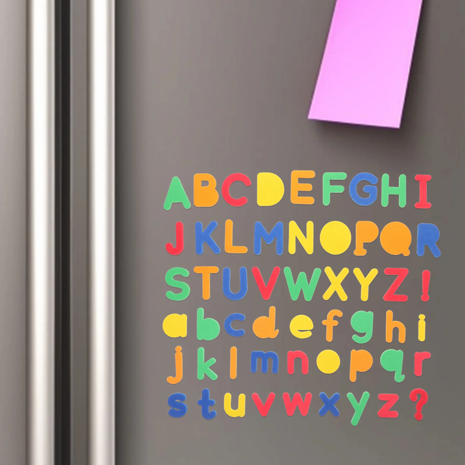 

2 set 2 Sets Colorful Alphabet Magnets Eva Letters Small Fridge Adornments For Kitchen Refrigerator Whiteboard Letter Shaped