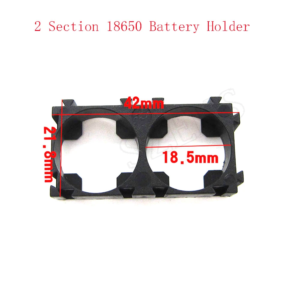 防振電池スタンド,リチウム電池スタンド,プラスチックサポート,2s 18650,1*2 18650