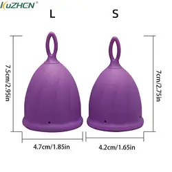 1pcs Menstrual Cup Hygiener Period For Women Menstruatie Cup Silicone Mestrual Cup Anti-Lateral Leakage Menstrual Cup