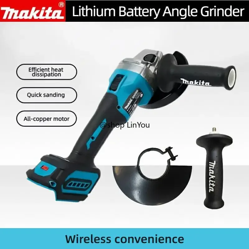 MAKITA GA035GZ 40V rechargeable Angle grinder 150MM Angle grinding machine High-power brushless charging mill