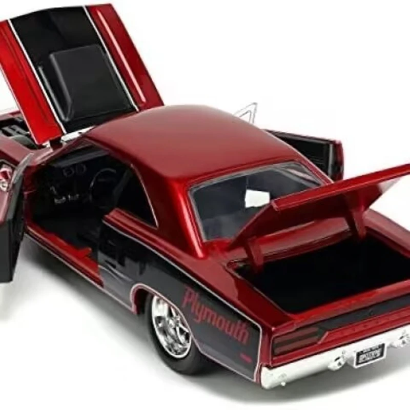 1:24 1970 Plymouth ROAD Runner Alloy Sports Car Model Diecast Metal Racing Car Vehicles Model High Simulation Toy Gift