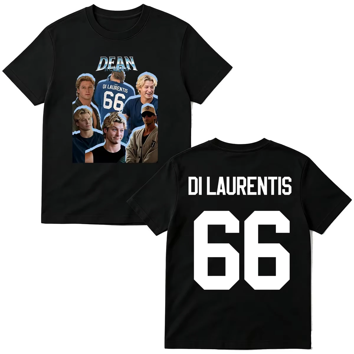 Off Campus Dean Di Laurentis 66 T-shirts Briar University Hockey T-shirt Men Women Clothing Fashion Cotton Short Sleeve T Shirts