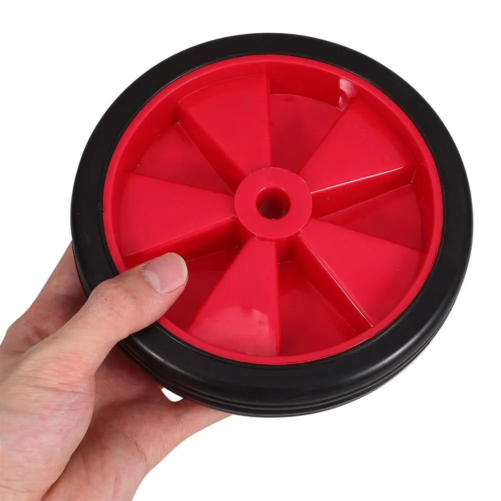 

2pcs Wheels Replacement Parts Enhanced Load Capacity Durable Rubber For Portable Sturdy Plastic Frame Air