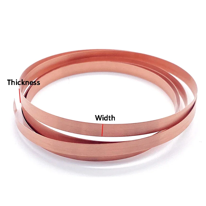 10m Thickness 0.2mm Width 14mm Pure Copper Strip For Contractors & Diy Projects