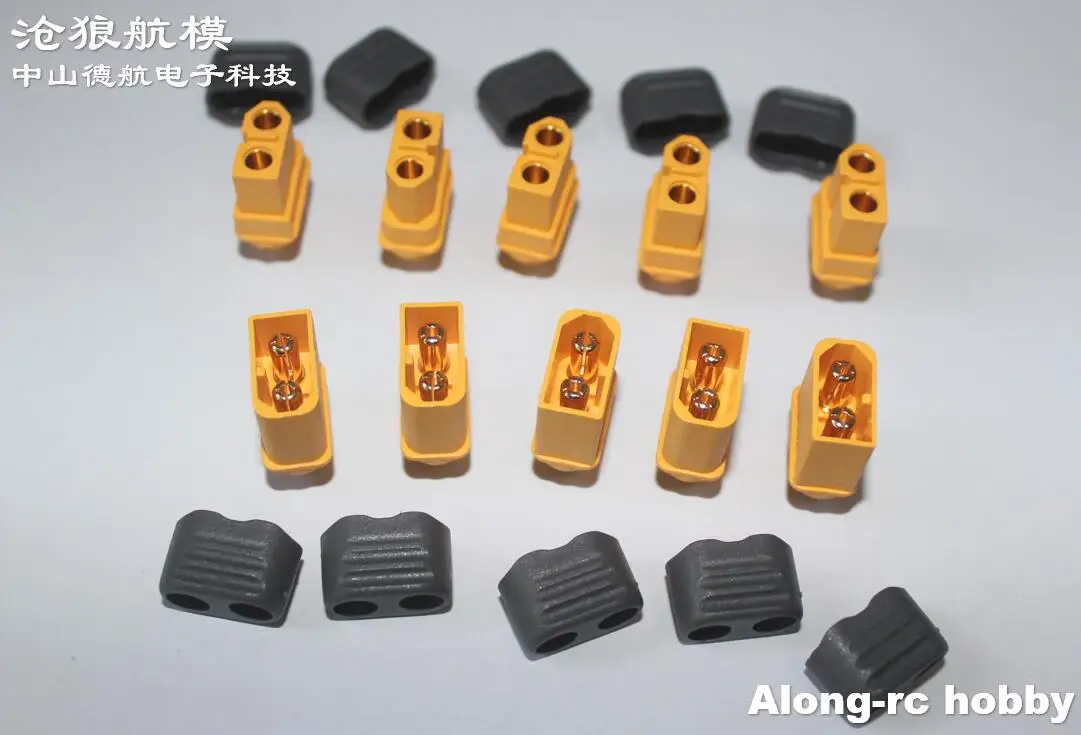 10 Pairs AMASS  XT60H (XT60H-F XT60H-M) Plug Connector for DIY Airplane Hobby Plane RC Model RC Aircraft Spare Part Repair Tools