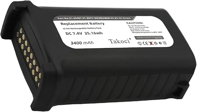 10-Pack 3400mAh Replacement Battery for Symbol MC9000 MC9010 MC9050 MC9060 MC909 MC9090 MC9097 MC9190 Series Mobile Computer