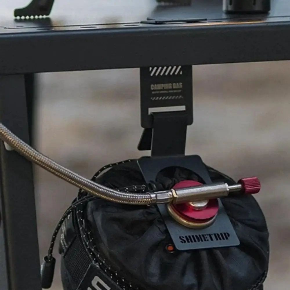 

Многофункциональная разделенная печь для кемпинга на открытом воздухе, стол IGT, стол для яичного рулета, бензобак, плоский крючок для бензобака из нержавеющей стали