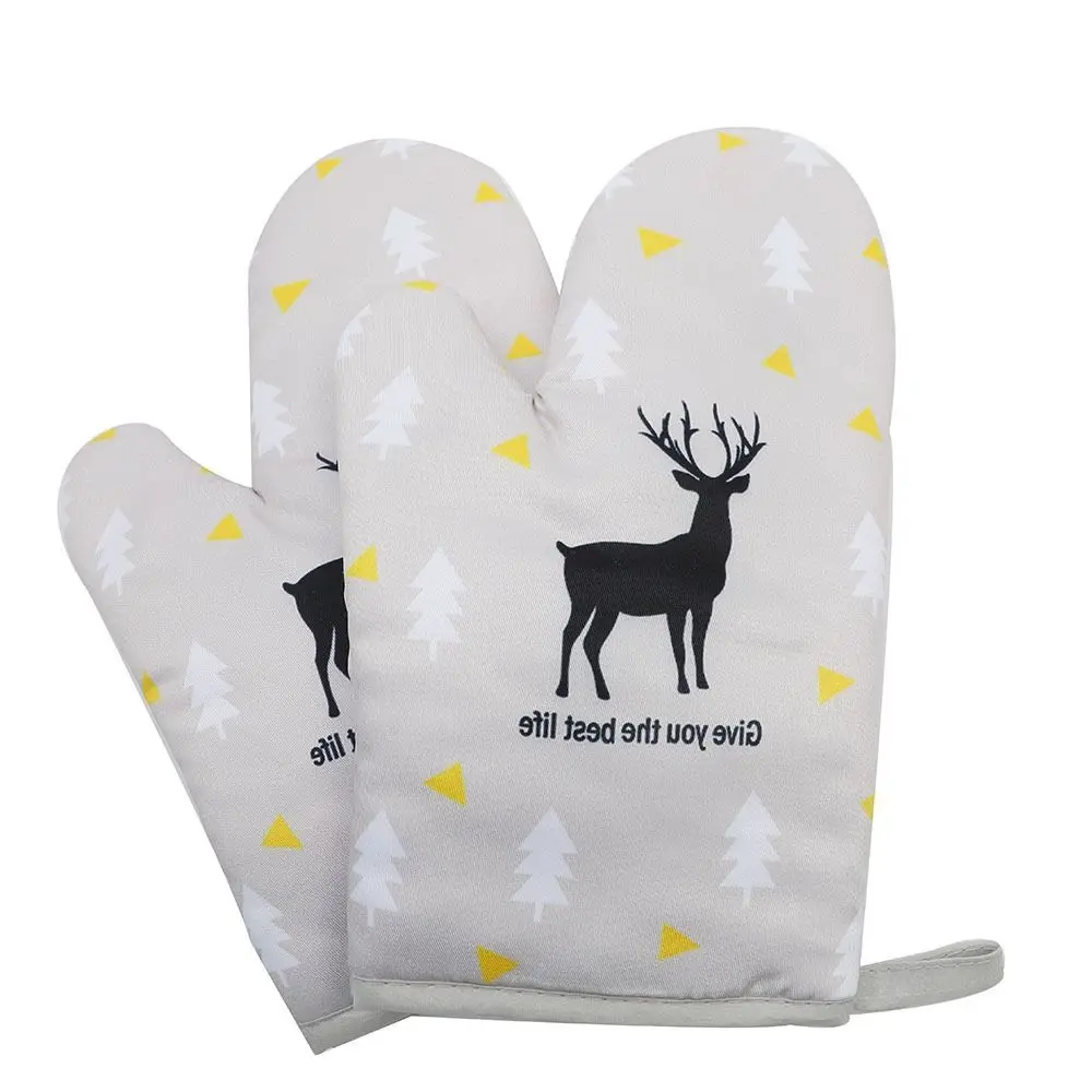 

Anti-scald Microwave Gloves Non-slip Thickened Oven Mitt High Temperature Resistant Heat Resistant Kitchen Mitts Baking
