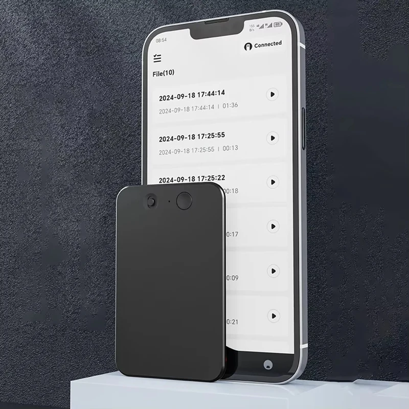 جهاز تسجيل الصوت، جهاز ترجمة اللغة، مسجل صوتي يعمل بالذكاء الاصطناعي، 58 لغة، 64 جيجابايت