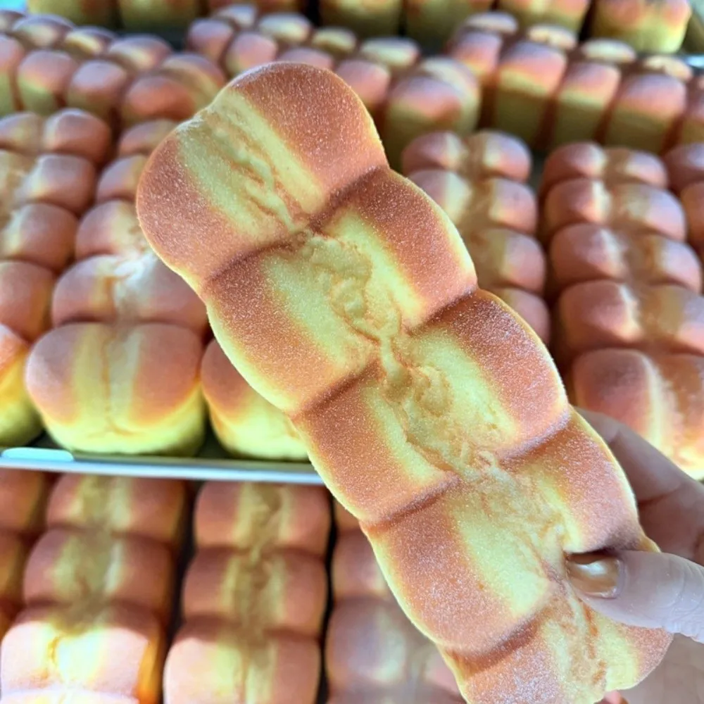 PU Material Squeez Fidget Soft Texture Elastic Design Slow Rising Simulation Food Model Stretch Squeezing Bread Squeeze