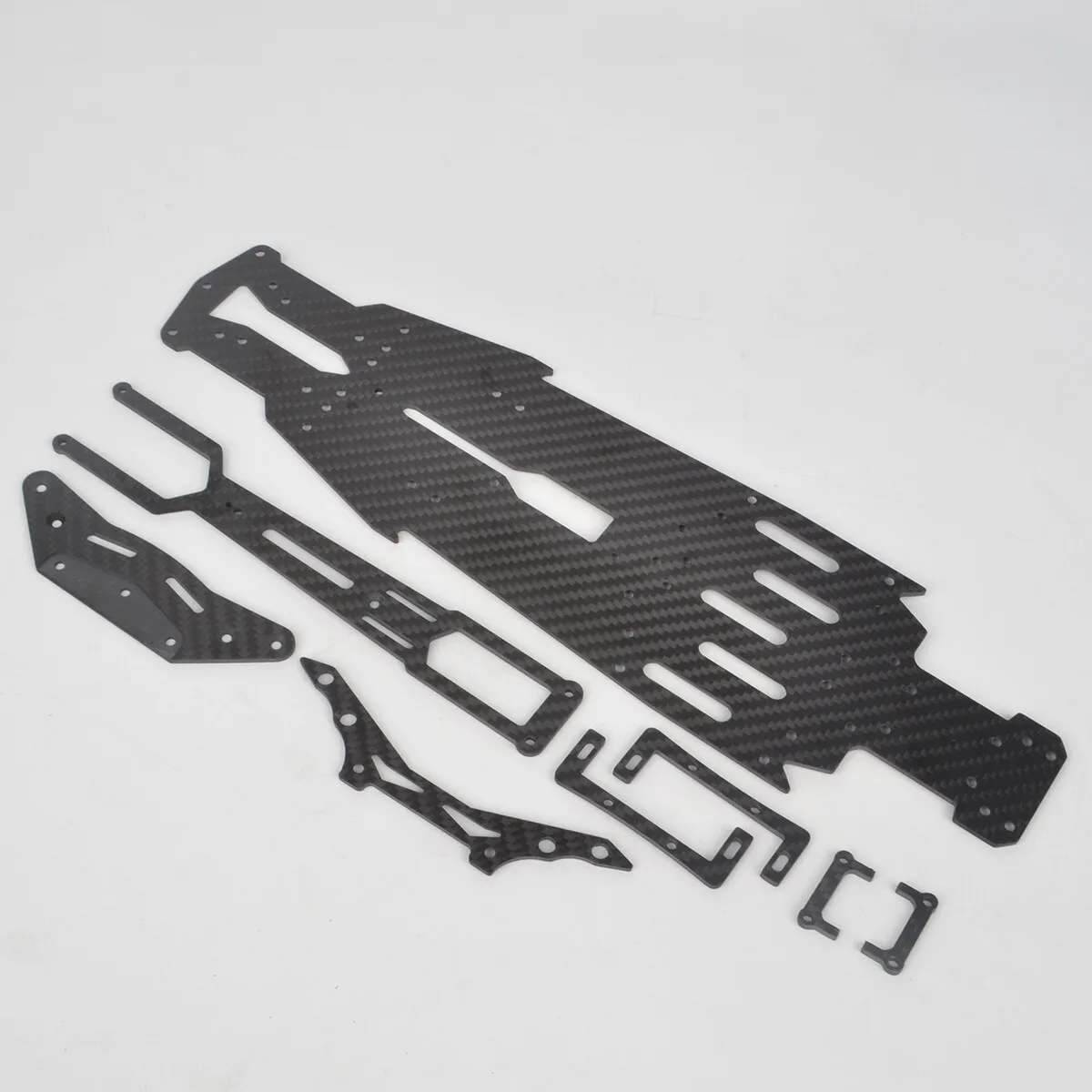Koolstofvezel onderste chassisframeset voor Yokomo RD2.0 1/10 RWD Drift Car Upgrades Onderdelen