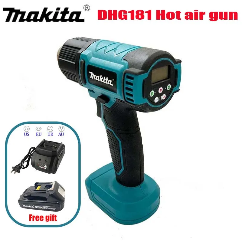 New Makita 550°C Temperature Control Heat Gun 18V Cordless Handheld Hot Air Gun With LED Display Soldering Thermal Blower
