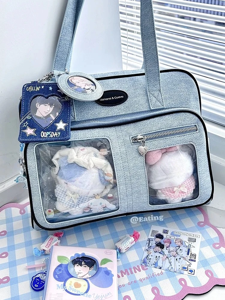 

Original Ita Tote Bag Laptop Bolsos Mujer Shoulder Crossbady Sac Femme Practical Square Zipper Hand Bags Funny Casual Bolso