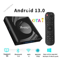 X88 PRO 13 Ultra Android 13.0 Smart TV Box RK3528 4GB+64GB 2.4G/5G WiFi6 Bluetooth 8K Media Player VP9 H.265 Decoder Set Top Box