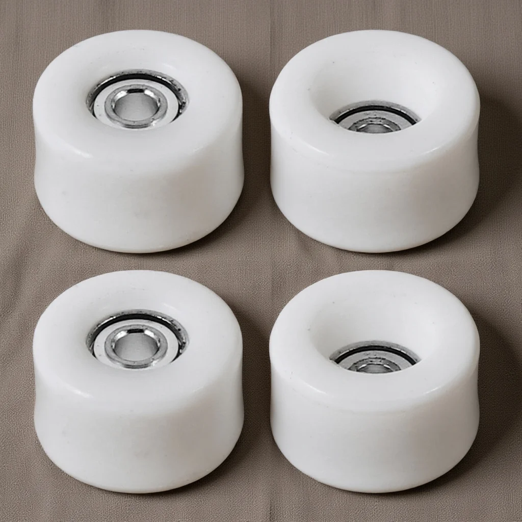 

4 шт. колеса для скейтборда на палец, высокоскоростные подшипники профессионального класса для плавного быстрого вращения, надежные функциональные детали для скейтборда