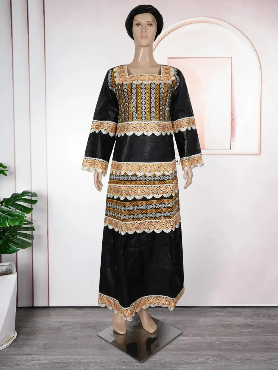 2024 African Dresses for Women Traditional Africa Clothing Dashiki Ankara Outfits Gown Abayas Robe Muslim Kaftan Long Maxi Dress