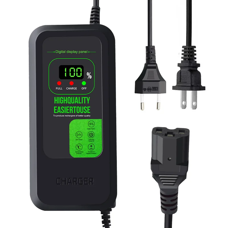 

72V 50-52Ah Lead-acid battery charger Digital display Auto Power Off E-Bike Charger