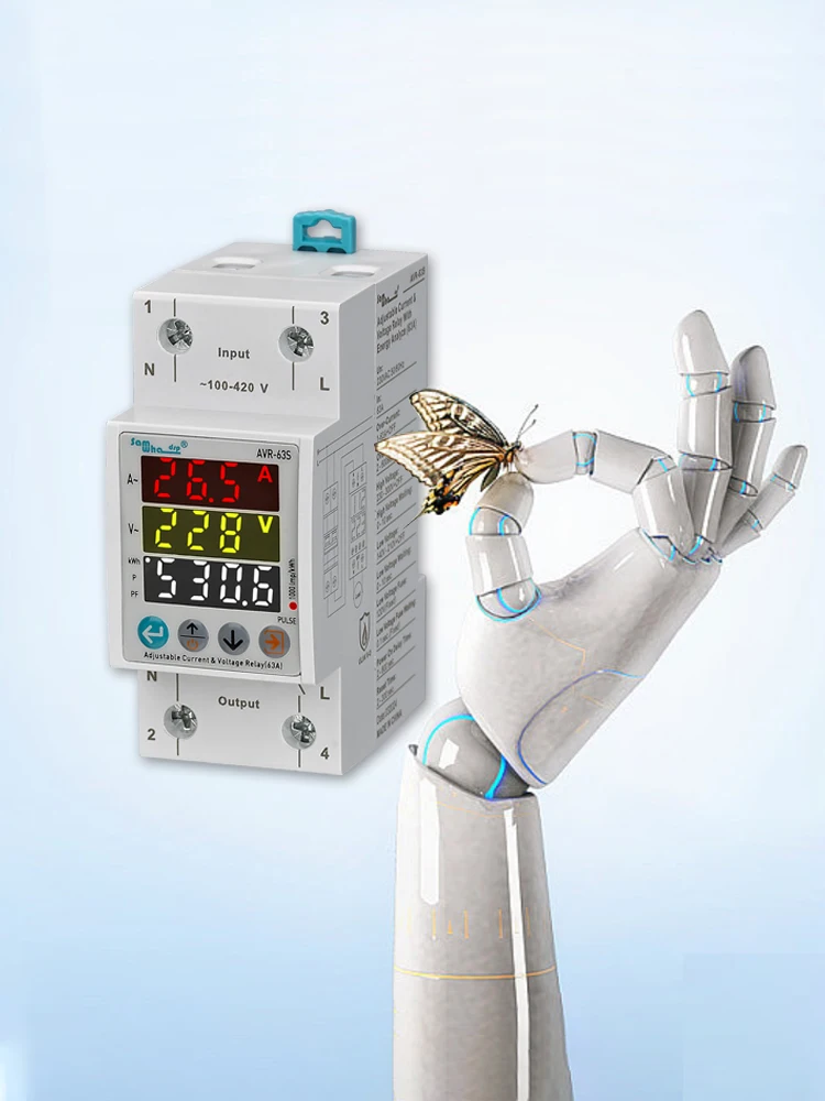 Samwha-Dsp AVR-XXS Adjustable Voltage and Over-current Protection Relay With Energyzer Analy 40A,63A
