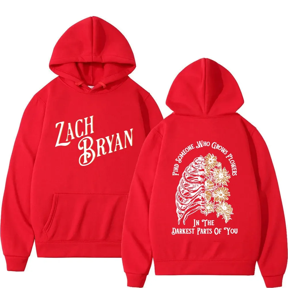 2024 Fashion Cross border Amazon Europe and America Zach Bryan Rap Singer Printed Men\'s and Women\'s Hooded Sweatshirt