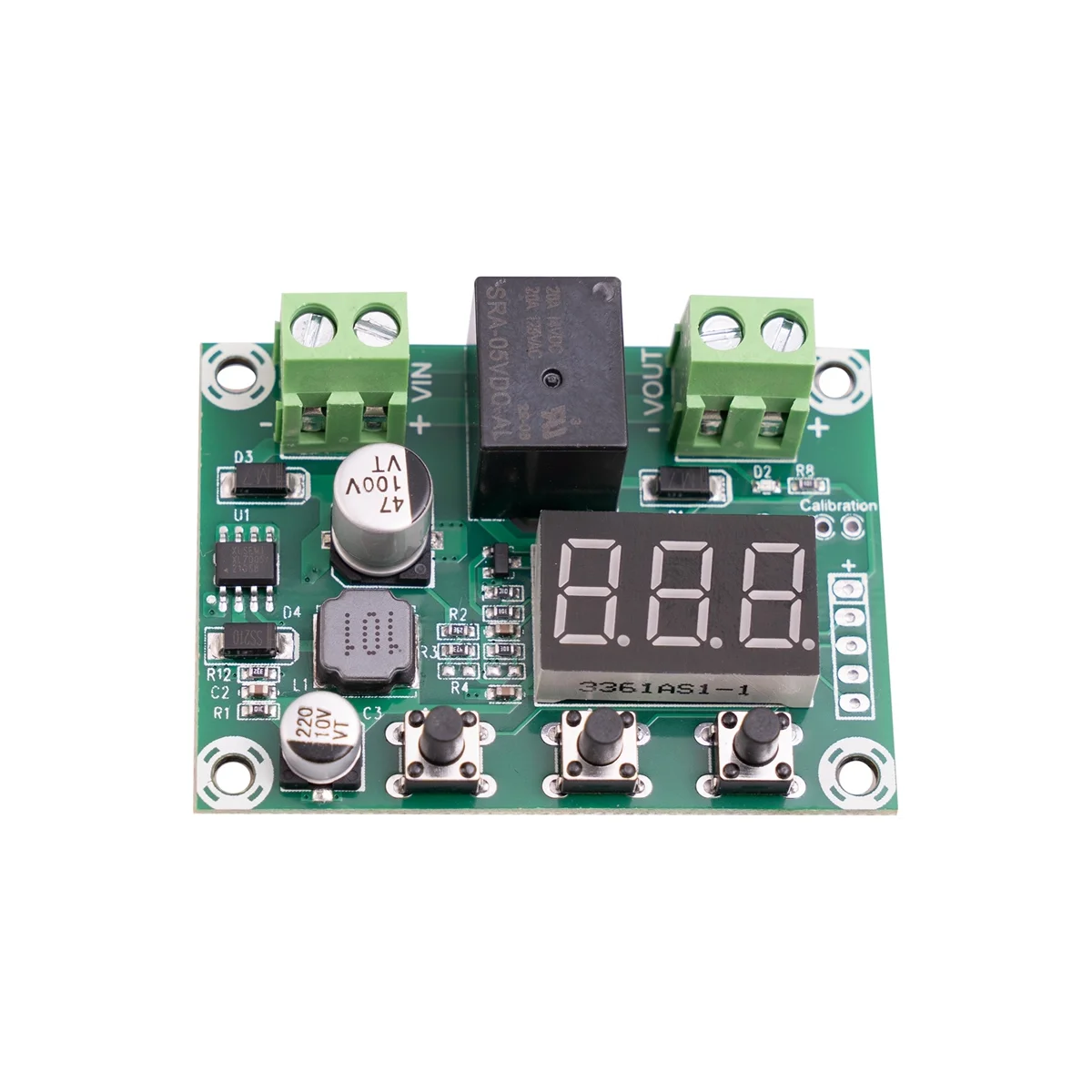 6V-80V Battery DC Voltage Protection Module High Voltage Undervoltage Battery Disconnect Output Protection Board