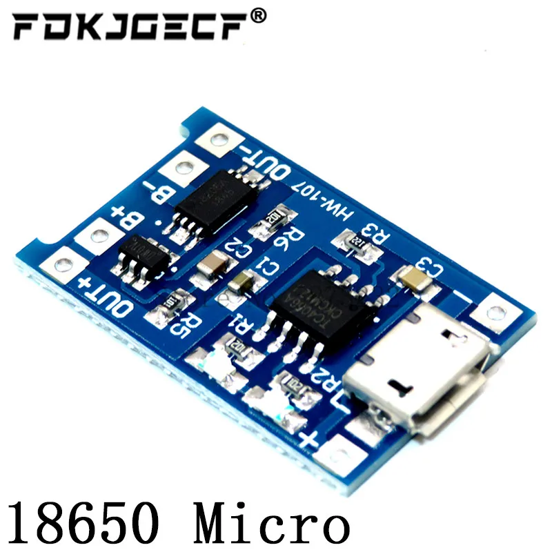 Micro USB 5V 1A 18650 TP4056 Sạc Pin Lithium Mô Đun Bo Mạch Sạc Với Bảo Vệ + MT3608 2A DC-DC Bước lên Bộ Chuyển Đổi