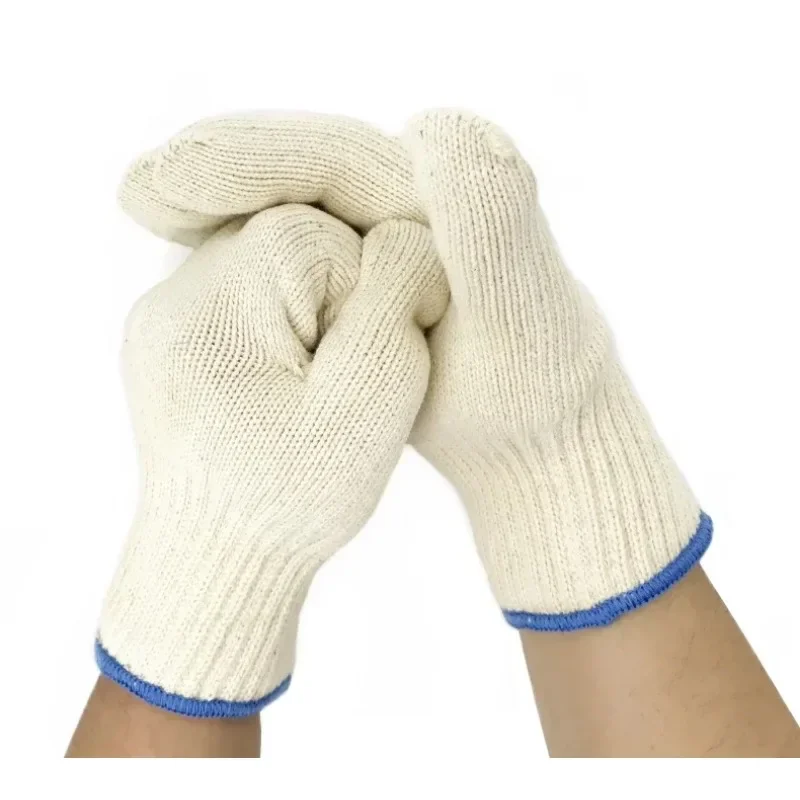 

High Quality Thicken Double Cotton 500 Celsius Super Heat Resistant Anti Burn Heatproof Gloves Oven Kitchen Protection