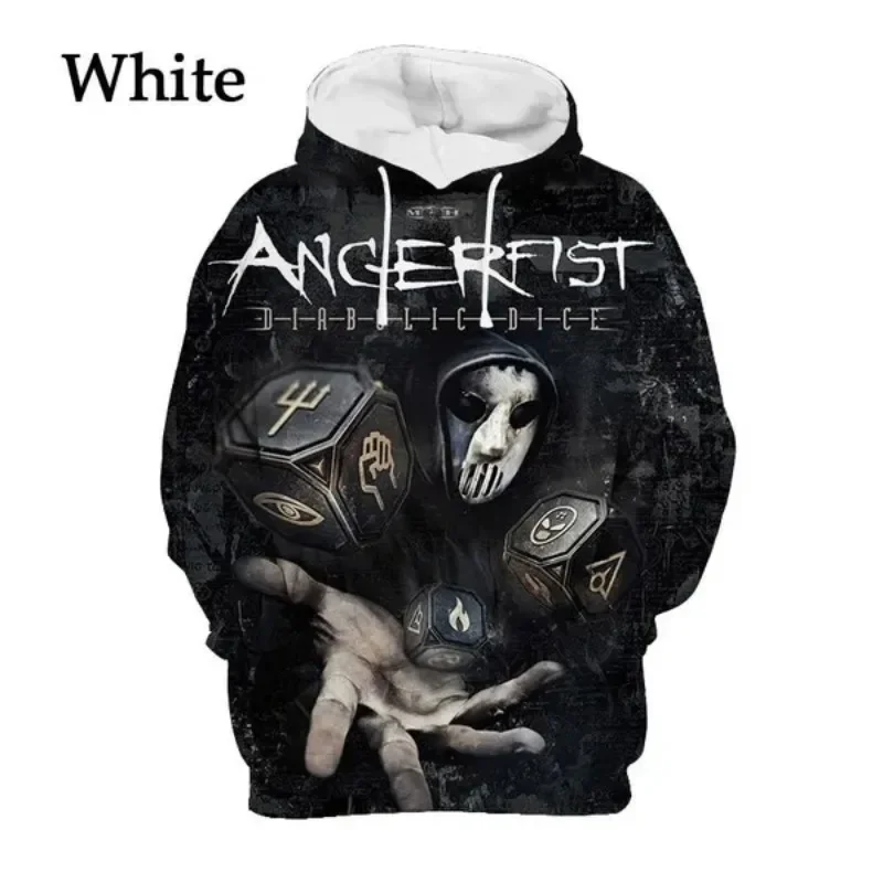 DJ Angerfist Hoodie Hip Hop Personality Autumn and Winter Sweatshirts Men's and Women's Men's Clothing Quality Haikyuu Hoodies