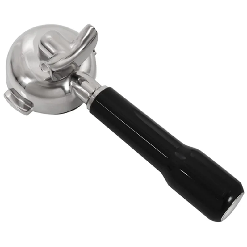 AF93-58Mm Edelstahl Kaffeemaschine Bodenloser Filterhalter Siebträger für E61 Expobar Double Mouth