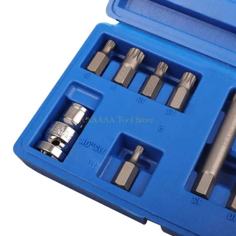 A2BE Heavy Duty 11pc Hand Tool Set Set Nonslip Grip Steel Construct