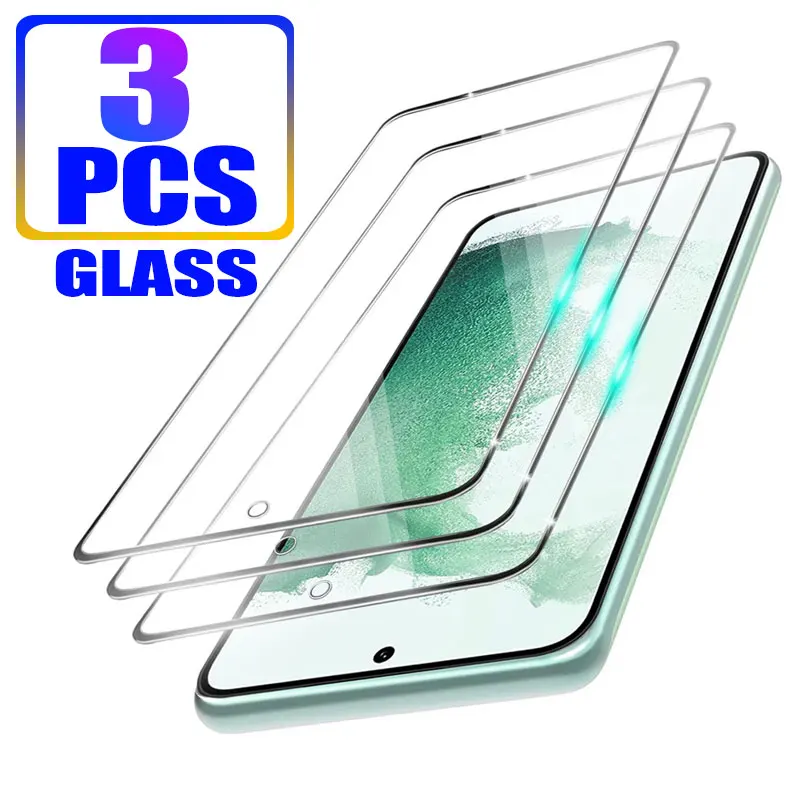 3PCS Tempered Glass For Samsung Galaxy A10 A20 A30 A40 A50 A60 A70 A80 A90 A11 A21 A31 A41 A51 A12 A22 A32 Screen Protector Film