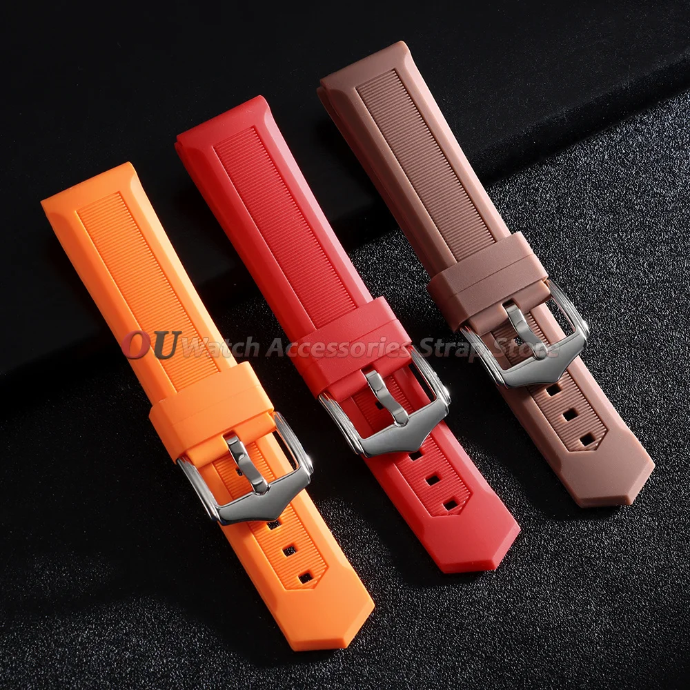 18mm 20mm 22mm 24mm 26mm Silicone Watch Band for Omega for Seiko Watch Strap Universal Men Women Waterproofing Rubber Wristband - view 5
