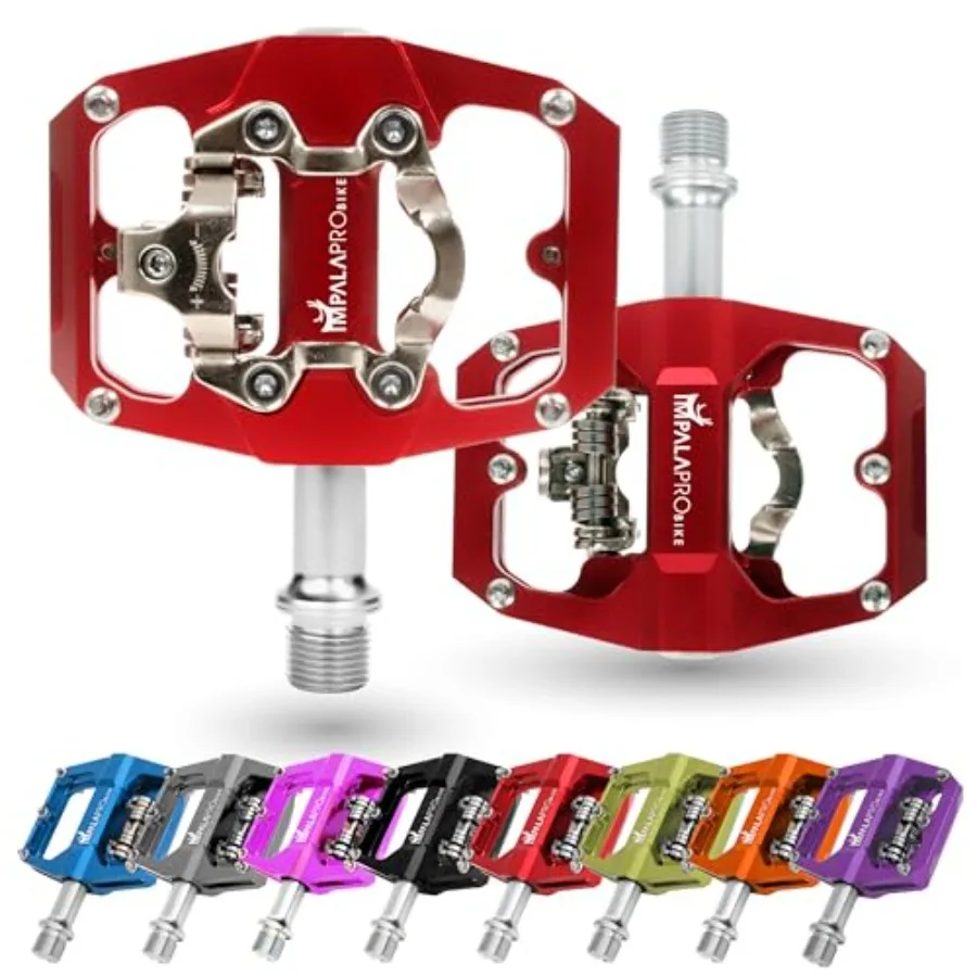 

Mixed MTB Pedals Compatible with Shimano SPD - Dual Function Mixed MTB Pedals Platform Pedals and Pedals SPD - DU + Sealed Bear