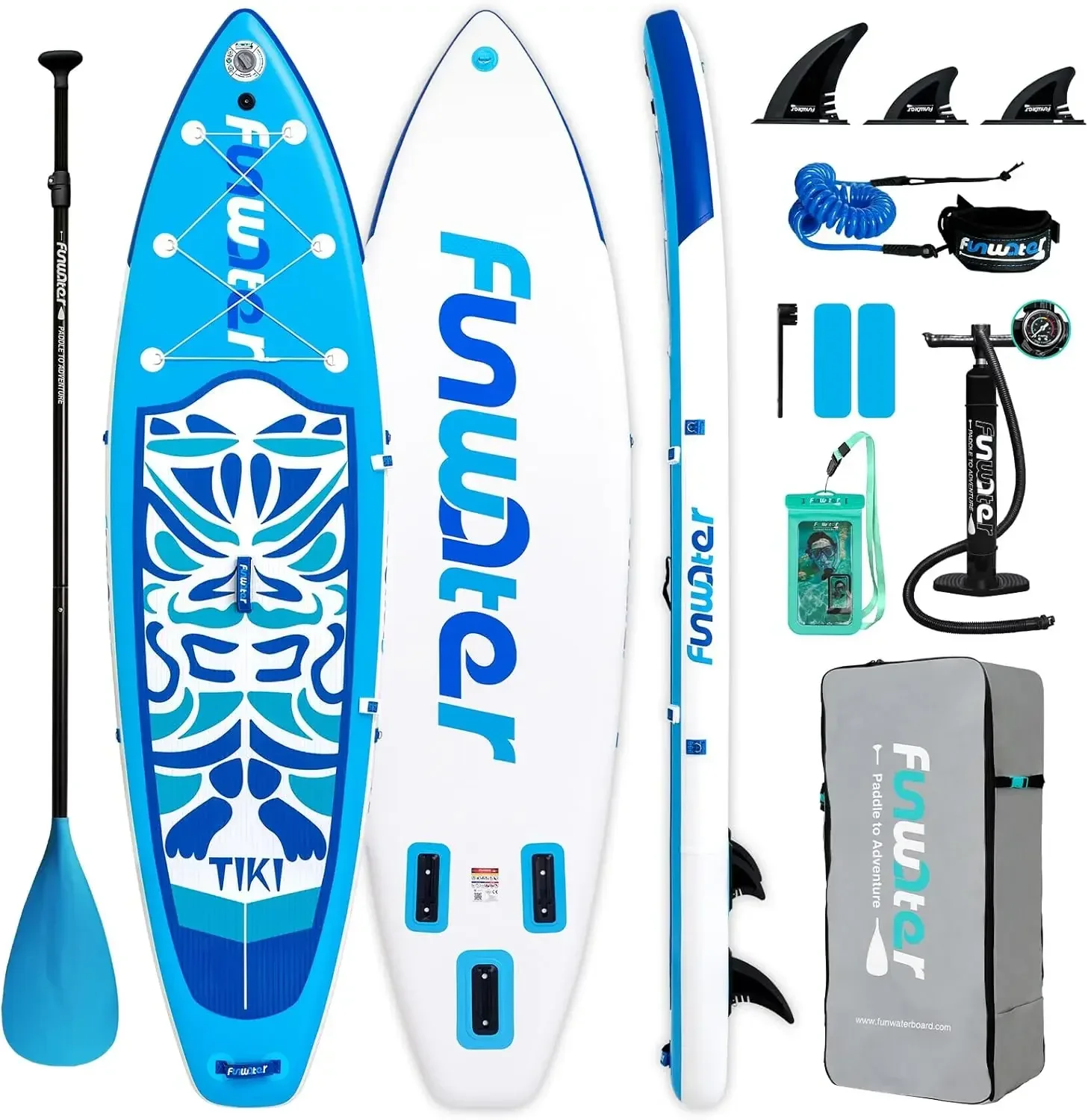 Inflatable Ultra-Light Stand Up Paddle Board for All Skill Levels with Premium SUP Paddleboard Accessories,Non-Slip Comfort Deck